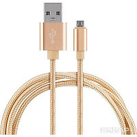 ENERGY Кабель ET-28 USB/MicroUSB, цвет - золотой