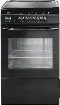 DE LUXE 506004.04эс 031 черный матовый Плита стеклокерамическая