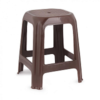 АЛЬТЕРНАТИВА М1369 стул-табурет (коричневый) Мебель из пластика