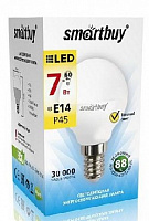 SMARTBUY (SBL-P45-07-30K-E14) 7W/3000/E14 Светодиодная лампа