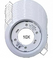 ECOLA FW5310ECB GX53 H4 белый 38x106 мм (упаковка 10шт.) светильник