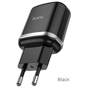 HOCO (6931474729347) N3 1USB 3.0A QC3.0 черный СЗУ