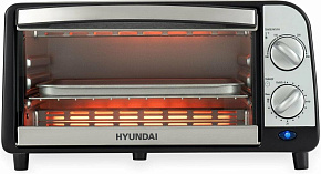HYUNDAI MIO-HY071 9л. 800Вт серебристый/черный Мини-печь