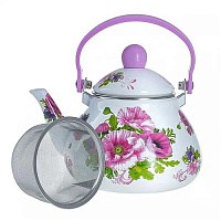 METALLONI EM-131X1/14 Чайник эмалированный 1,3л Чайник эмалированный