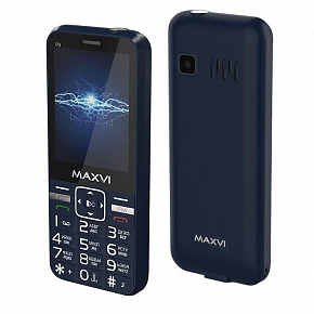 MAXVI P3 Blue Телефон мобильный