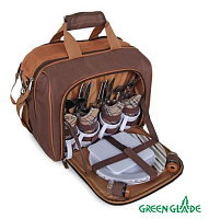 GREEN GLADE Набор для пикника 3338 34пр 15л Аксессуары для туризма и посуда