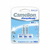 CAMELION (7965) NH-AAA800ARBP2 AAA- 800MAH NI-MH ALWAYS READY BL-2 (NH-AAA800ARBP2, аккумулятор, 1.2В) Элементы питания