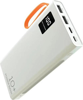 MORE CHOICE (4620202550545) PB22-10 с кабелем 2USB 2.1A - 10000mAh белый Зарядное устройство MORE CHOICE (4620202550545) PB22-10 с кабелем 2USB 2.1A -