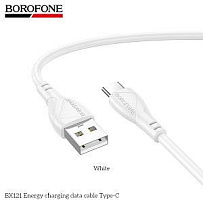BOROFONE (6941991123078) BX121a ,для Type-C, 1 м, White Кабель