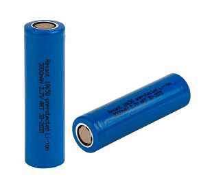 REXANT (30-2035) 18650 ВЫСОКОЕМКОСТНЫЙ АККУМУЛЯТОР UNPROTECTED 20 А LI-ION 3000 MAH, 3.7 В Аккумуляторы и зарядные устройства