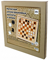 ДЕСЯТОЕ КОРОЛЕВСТВО Шахматы и шашки демонстрационные магнитные (мини) 04361 Детские игры
