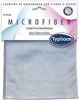 ТАЙФУН 391787 Салфетка из микрофибры для стекол и зеркал, 33х35 см Салфетки для зеркал ТАЙФУН 391787 Салфетка из микрофибры для стекол и зеркал, 33х35