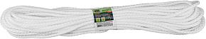 СИБРТЕХ вязаный полипропиленовый с серд. белый, 7 мм, L 20 м,