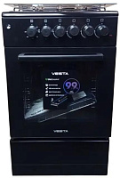 VESTA Valencia VGE 50 10-E Черный Ex с VD Газоэлектрическая плита VESTA Valencia VGE 50 10-E Черный Ex с VD