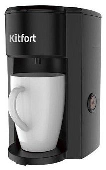KITFORT KT-763 капельная, черный Кофеварка