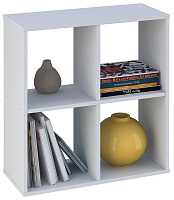 POLINI Стеллаж Polini Home Smart Кубический 4 секции, белый (1кор) Стеллаж