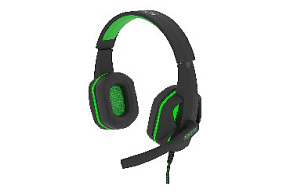 HARPER GAMING GHS-R100 черный\зеленый Наушники геймерские