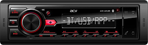 ACV AVS-401UBR (1din/База 36мм/красная/Bluetooth/USB/TYPE-C/AUX/SD/FM/4*50)