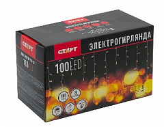 СТАРТ (14815) НГ 100LED 220V 8 реж 3м бахрома Гирлянда