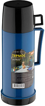 MALLONY Термос в пластиковом корпусе со стеклянной колбой CALOROSO, 0,4 л (106033) Термос
