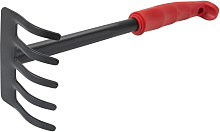 ЕГ (816) Black Грабли 5-ти зубые 30х6,5х8 черный Садовые грабли 5-ти зубые