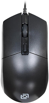 OKLICK Мышь Оклик 207M черный оптическая (2400dpi) USB (4but) Мышь