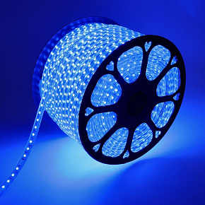 NEON-NIGHT (142-103) LED лента 220 В, 13х8 мм, IP67, SMD 5050, 60 LED/m, цвет свечения синий Лента светодиодная