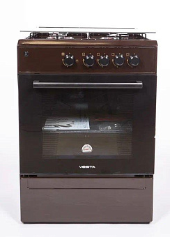 VESTA Bergamo VGG 10-G ГКдух Ex Коричневый Плита газовая