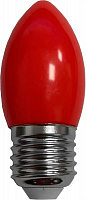 ECOLA C7TR20ELY candle LED color 2W/E27 матовая колба красный