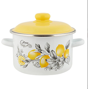 APPETITE 6RD201M CITRON эмал цил 4,0л Кастрюля