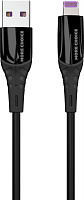 MORE CHOICE (4620202550019) K35i USB 2.4A для Lightning 8-pin силикон - 1м Black Кабель