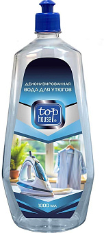 TOP HOUSE Вода для утюгов и парогенераторов, 1000 мл (181527)