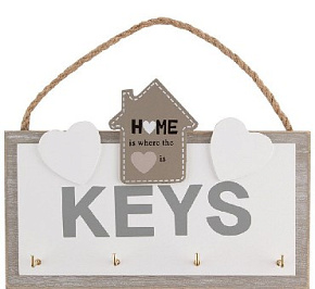 ВОЛШЕБНАЯ СТРАНА ключница с подвесом 4 крючка 5846 Ключница ВОЛШЕБНАЯ СТРАНА ключница с подвесом 4 крючка 5846