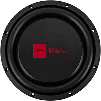 ACV SW-10D2F SLIM 25см/RMS 300Wt/2+2Om/SPL 87дБ Автосабвуфер