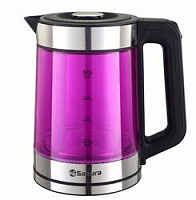 SAKURA SA-2746P 2л пурпурный Чайник электрический