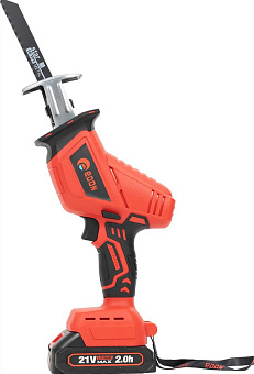 EDON URS-21A красный/черный 27813 21В, 2аккум Сабельная пила