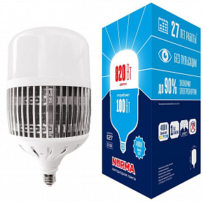 VOLPE (UL-00006797) LED-M80-100W/4000K/E27/FR/NR Мощные лампы M80