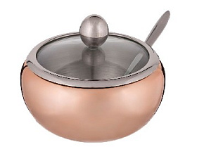 AGNESS 912-023 Черное золото 460мл Сахарница