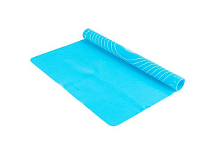 MALLONY Коврик для раскатки теста и выпечки BLS-19*15 с разметкой, размеры: 48*38 см (силикон) (985813) Коврик