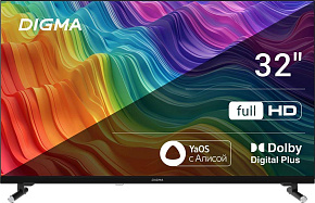 DIGMA DM-LED32SBB33 FHD SMART TV Яндекс LED-Телевизор