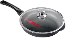 РОССИЯ Сковорода 260/55мм Классик пласт/руч. с кр. (п/у), с2611а