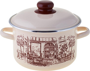 APPETITE 1RD221М CAFE эмал цил 5,5л Кастрюля