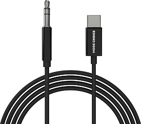 MORE CHOICE (4610196409844) UK28a AUX 3.5mm Type-C 1м Black Кабель