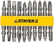 STAYER MASTER 2605-H10_z01 набор бит в держателе (уп.10шт) Набор бит