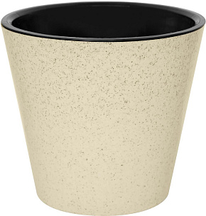 HOMVER Pepper D160мм, 1,6л с дренажной вставкой (светло-бежевый) 221606425/01 Горшок цветочный HOMVER Pepper D160мм, 1,6л с дренажной вставкой (светло