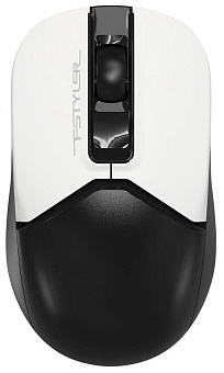 A4TECH Мышь Fstyler FG12S Panda белый/черный оптическая 1200dpi silent беспров. USB 3but