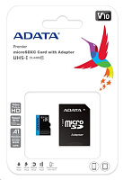 A-DATA 256GB MicroSDXC Premier Class10 UHS-I A1 + адаптер (AUSDX256GUICL10A1-RA1) Карта памяти