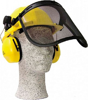 CHAMPION C1001 (каска+наушники+щиток) средства защиты