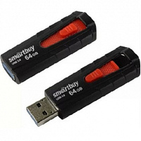 SMARTBUY (SB64GBIR-B3) 64GB IRON BLACK/RED USB3.0 USB флеш