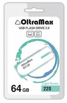 OLTRAMAX OM-64GB-220-св.зеленый USB флэш-накопитель